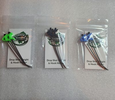 Drop Shot Weight and Hook Holder 2 Pk
